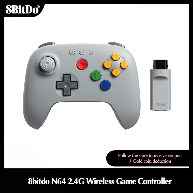 Board Game Android - 8BitDo N64 2.4G Wireless Gaming Controller