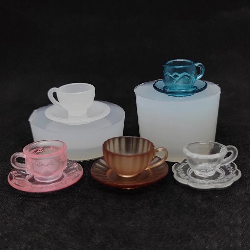 Miniature Terrain Set - 1 Set Dollhouse Miniature Tea Cup