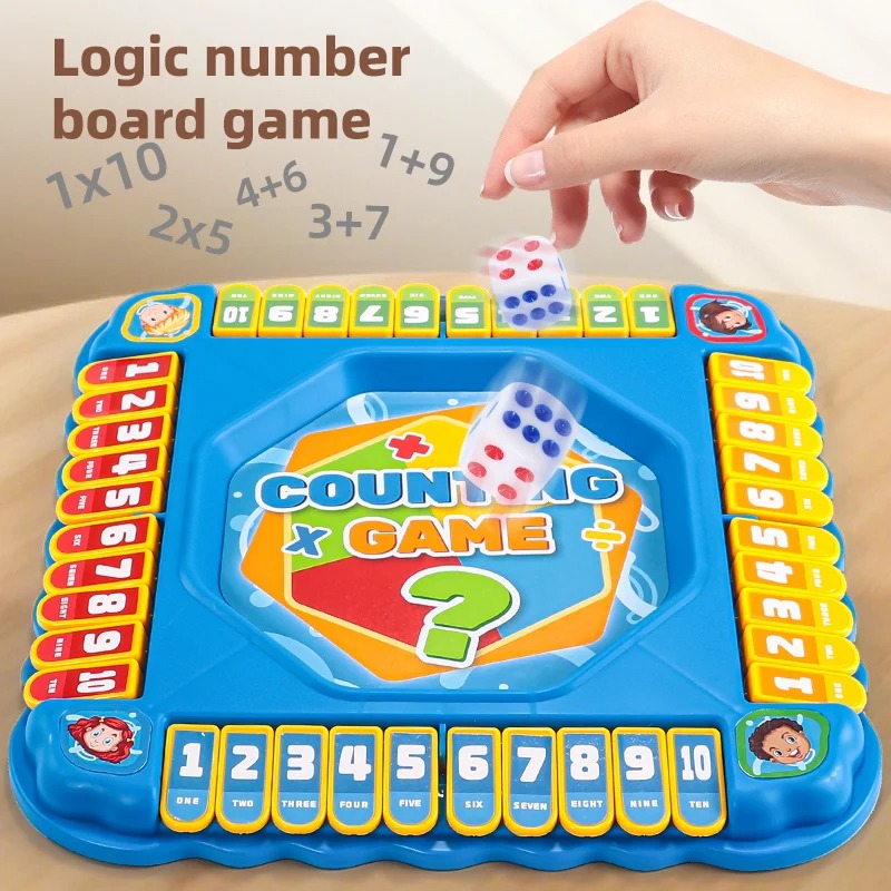 Board Game Flip 7 - Number Flip Card Board Game Toy