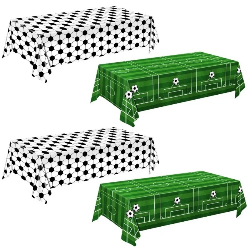 Board Game Football - 1pc Soccer Theme Tablecloth Disposable Waterproof