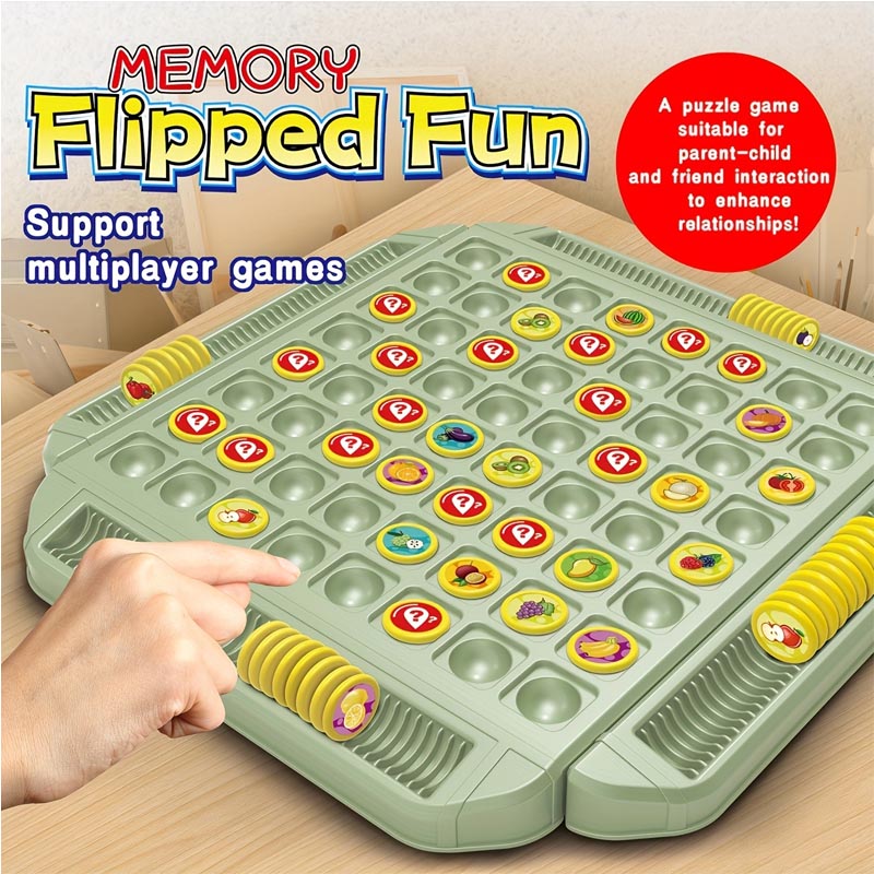 Board Game Flip 7 - Interactive Board Game Fruit Flip Chess