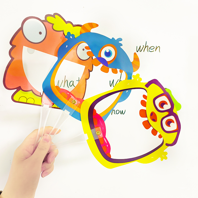 3Pcs/Set Cartoon Word Swatter  - Board Game Monster review and price