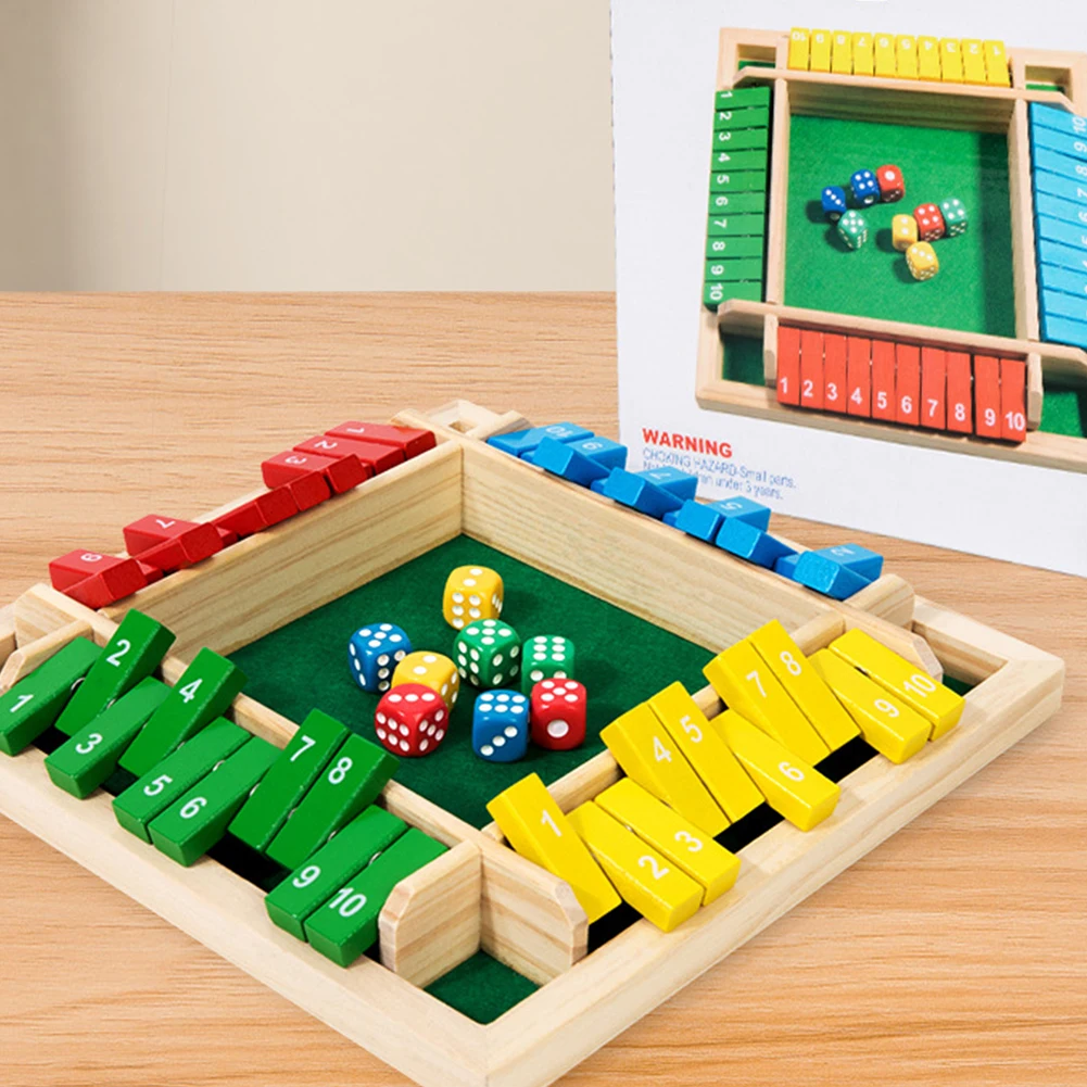 Six Sided Flipping Game Wooden - Board Game Flip 7 review and price