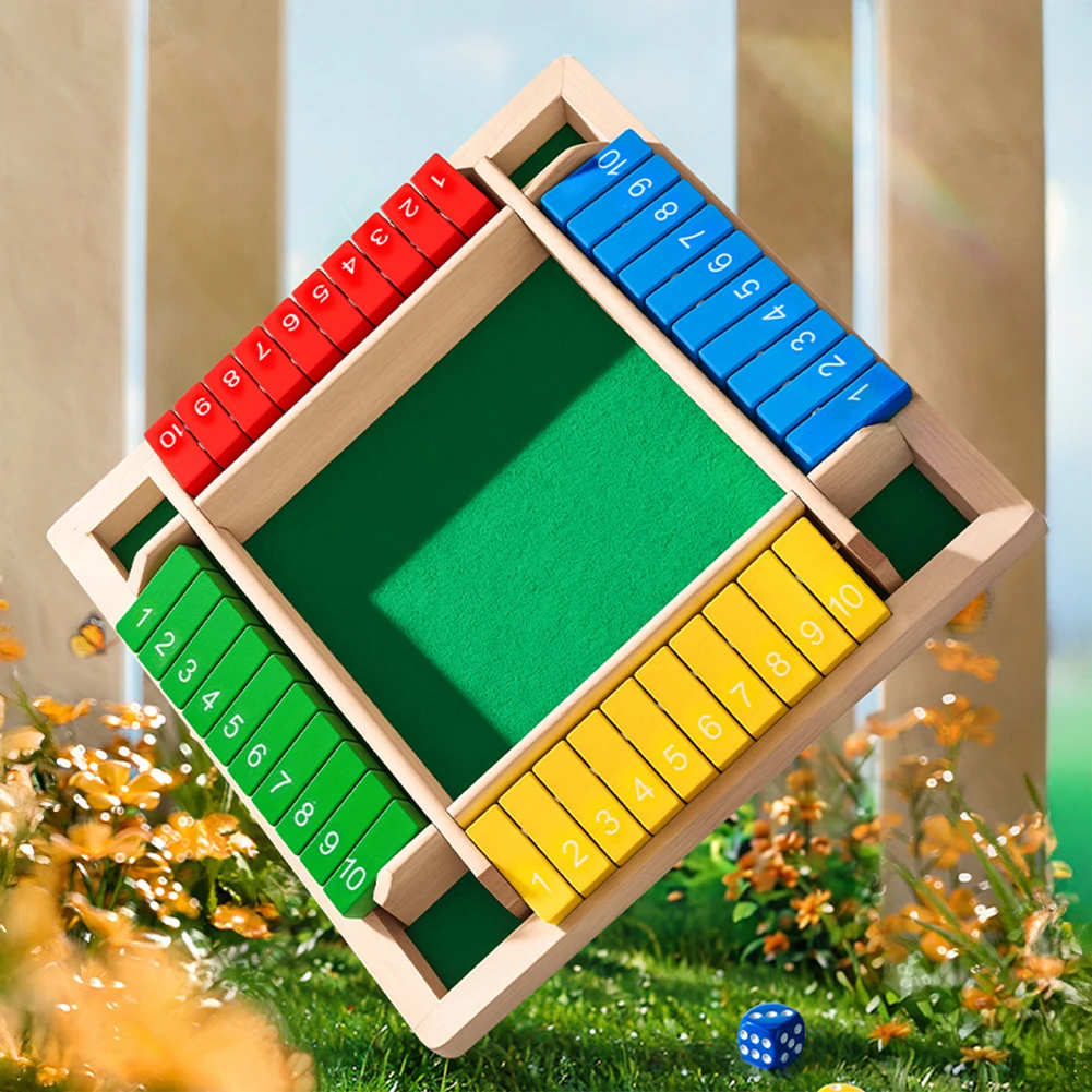 Six Sided Flipping Game Wooden - Board Game Flip 7 review and price