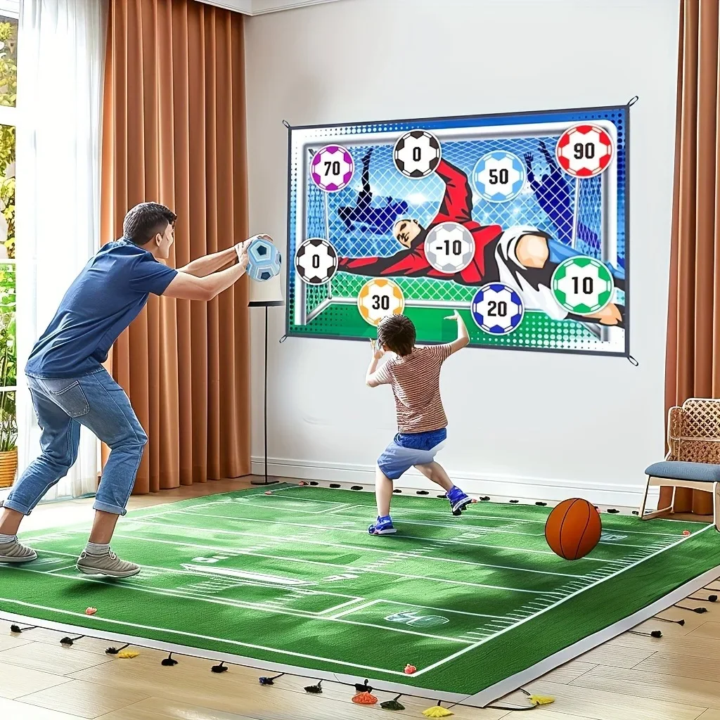 Soccer Game Mat With Adhesive  - Board Game Football review and price