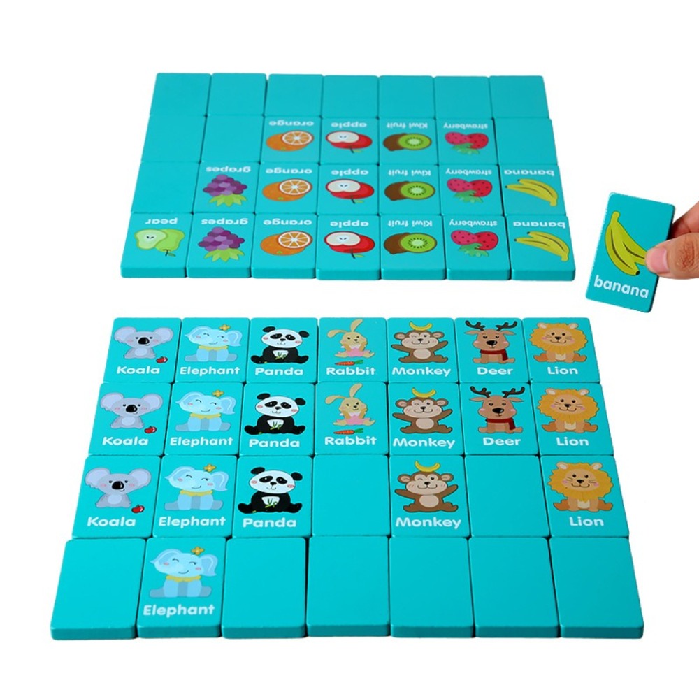 Wooden Memory Solitaire Matchi - Board Game Flip 7 review and price