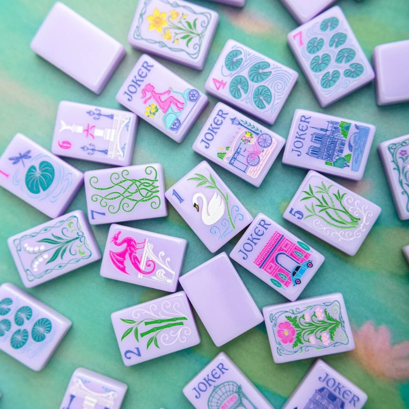 Paris Style Purple Crystal Acr - Board Game Mahjong review and price