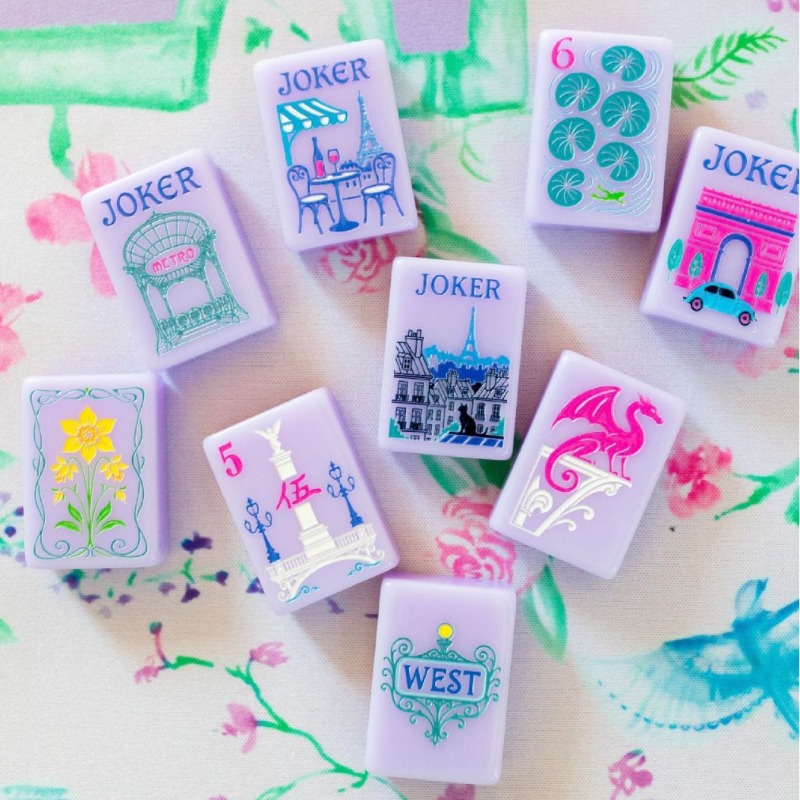 Paris Style Purple Crystal Acr - Board Game Mahjong review and price