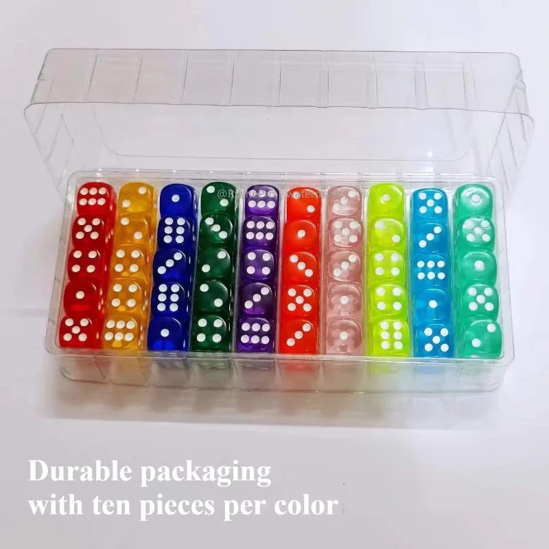 100 Pieces Colored 14mm Acryli - Board Game Digital review and price