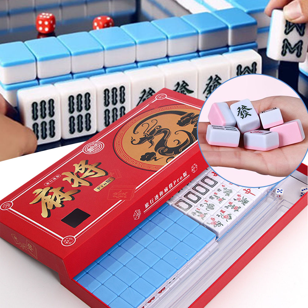 Portable Travel Mini Mahjong S - Board Game Mahjong review and price
