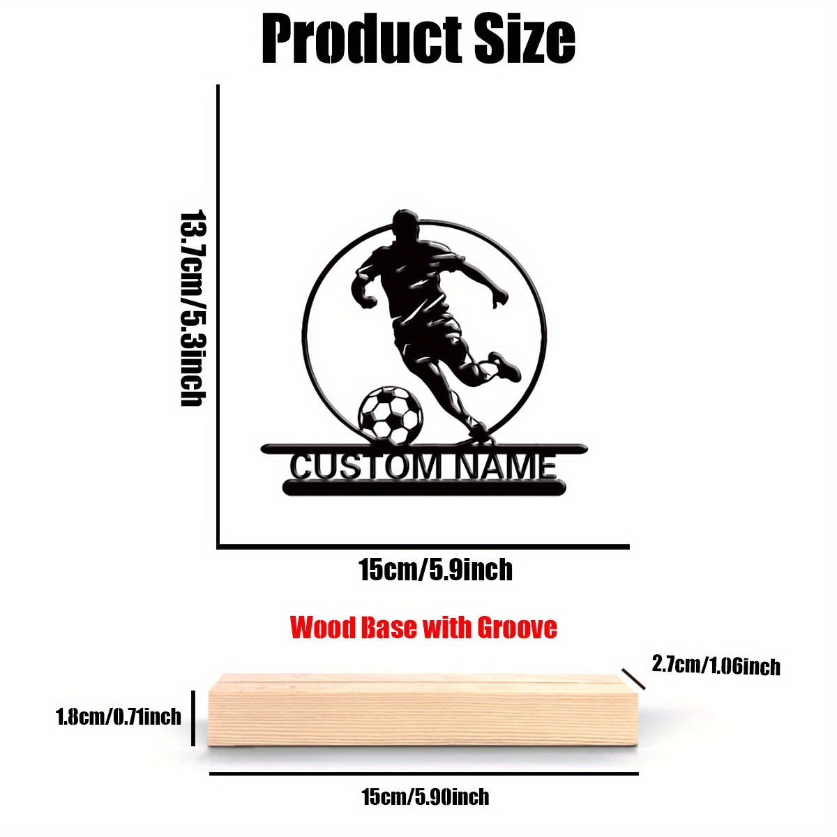 Custom Soccer Player Metal Sta - Board Game Football review and price