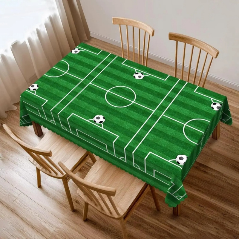 1pc Soccer Theme Tablecloth Di - Board Game Football review and price