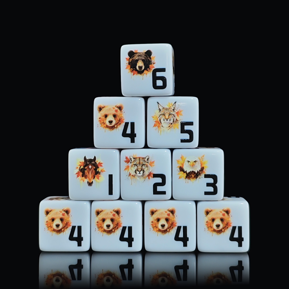 12Pcs 16MM Acrylic D6 Dice, Au - Board Game Wild Wild review and price