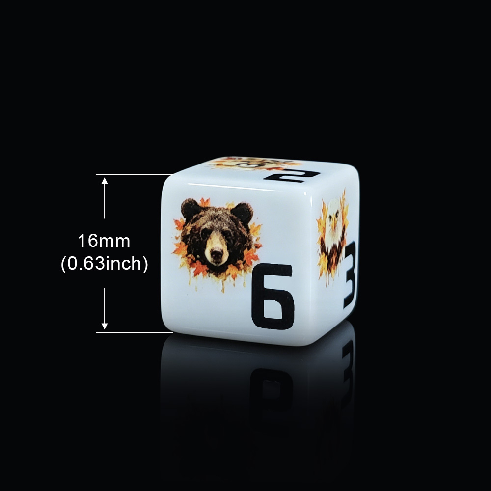 12Pcs 16MM Acrylic D6 Dice, Au - Board Game Wild Wild review and price