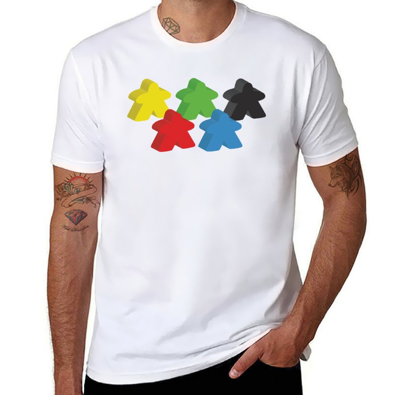 Set of 5 meeples (Board game t - Meeple Token Set review and price